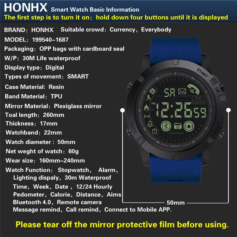 Multi Smart Function Flagship Rugged Smartwatch 33-month Standby Time 24h All-Weather Monitoring Remote Camera Function 40MR2505
