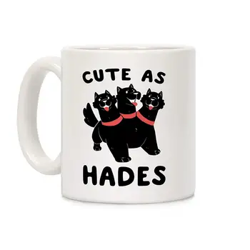 

Cute as Hades - Cerberus White 11 Ounce Ceramic Coffee Mug