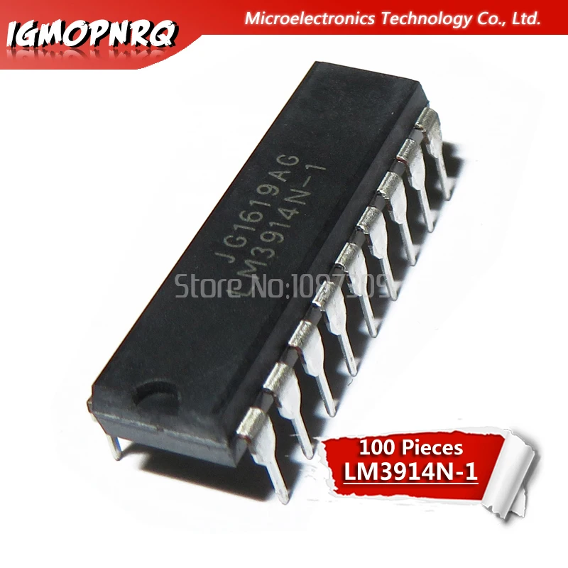 

100 шт. LM3914N LM3914N-1 LM3914 DIP-18 новая Оригинальная гарантия качества