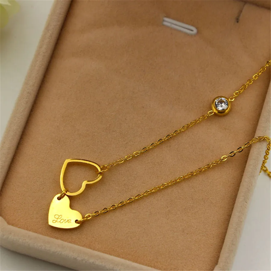 316L-Stainless-Steel-Gold-Plated-Double-Heart-AAA-Zirconia-Pendant-Necklace-Link-Chain-Necklace-Fashion-Jewelry