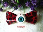 Новое поступление 20 шт./лот Хэллоуин Злой Глаз Leopard Bowknot зажим для волос заколка для волос женские аксессуары для волос - Цвет: 1