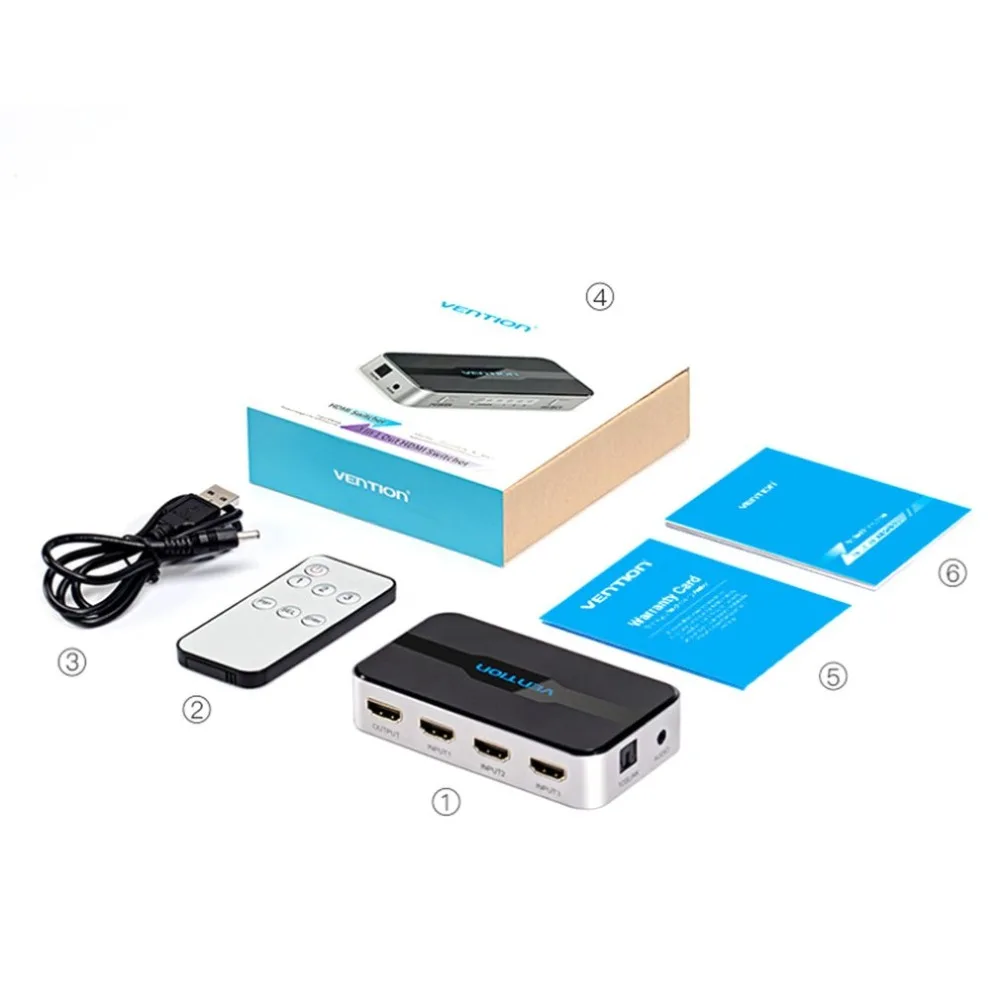 Новый Hdmi4k Hd коммутатор три в один из сплиттера с аудио разделением