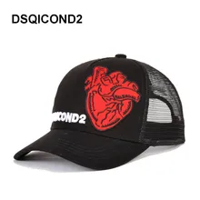 DSQICOND2 бренд Повседневное Snapback Бейсбол колпаки Casquette Gorras для Для мужчин Для женщин DSQ черная бейсболка летняя футболка в стиле хип-хоп с буквенным папа шляпа