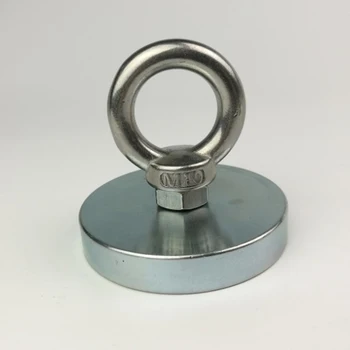 

250Kg Strong Neodymium N52 Salvage Magnet Pot Recovery Fishing Water Magnet Magnetic Material Bases Imanes with Blue Rope