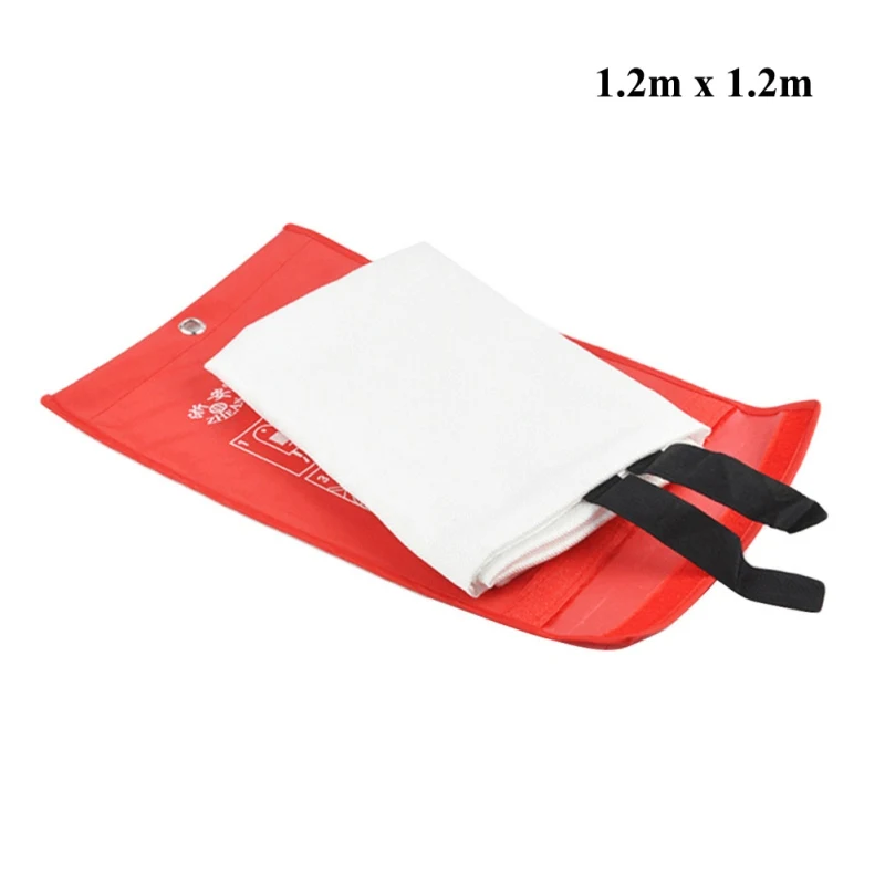1.2mx1.2m Спасательные Одеяла огня Одеяло, инструменты для выживания в диких условиях огонь укрытие защитное устройство огнетушители коврик - Цвет: 1.2mx1.2m