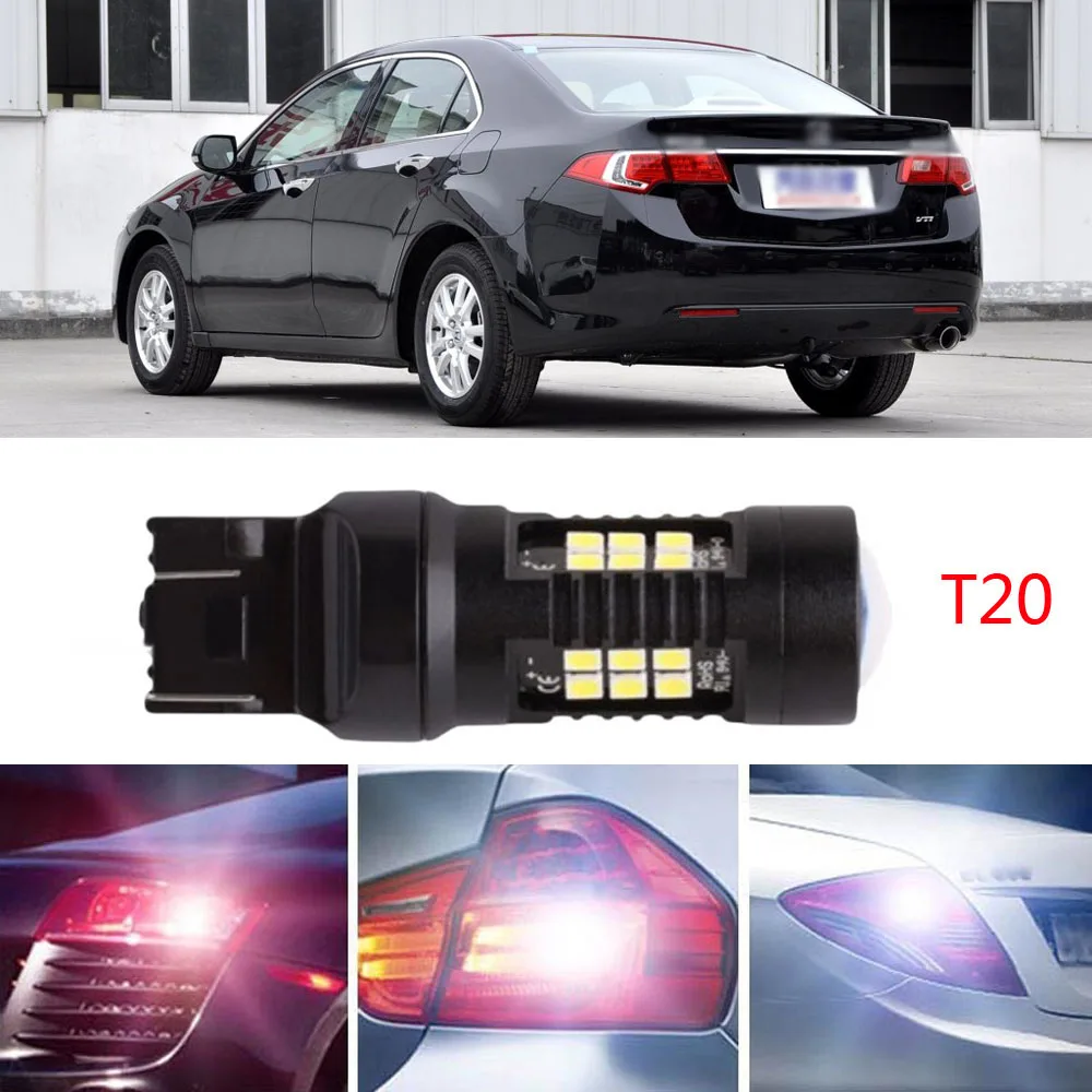 

Ownsun 2Pcs Error Free LED Reversing T20 Back-Up Reverse Light Bulbs Fit For Honda Spirior 2009-2013