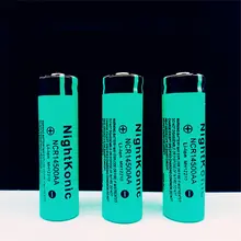 

NightKonic 12 Pieces /lot 14500 Rechargeable Battery 3.7V Li-ion Battery free shipping