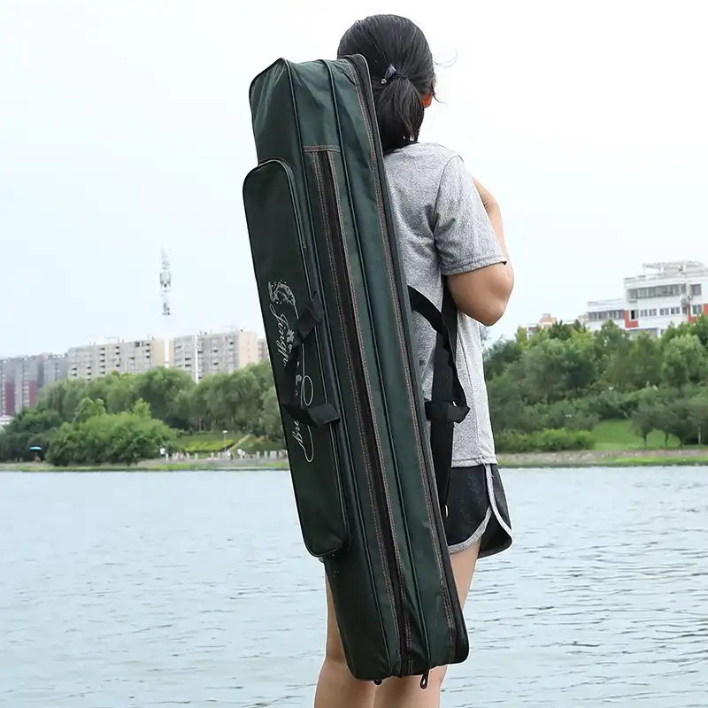 70 120cm Folding Fishing Rod Bag Canvas Bags
