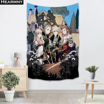 

Bravely Default Wall Hanging Tapestry Colorful Psychedelic Decorative Carpet Towel Yoga Mat Blanket Table Cloth Wall Tapestry