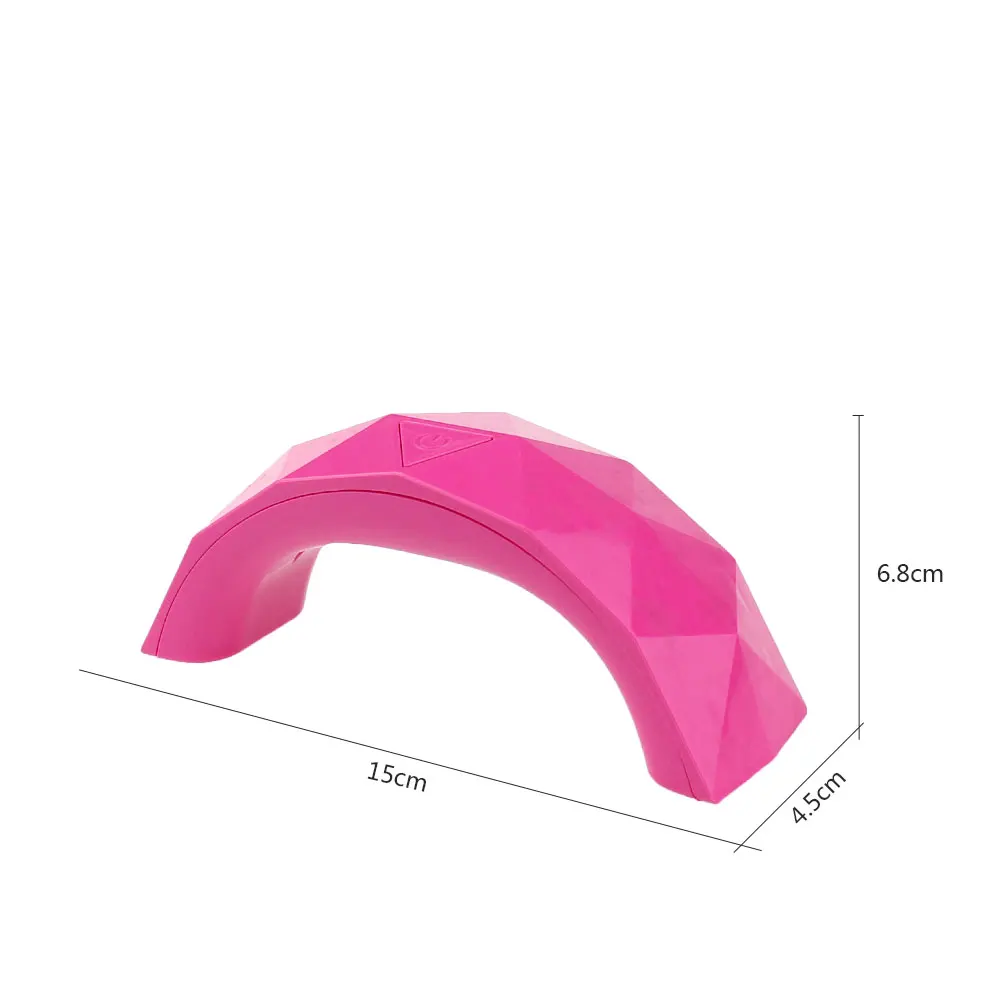 NOQ УФ-лампа для ногтей 3 бусин 9 Вт UW светодиодный аппарат для маникюра светодиодный Радужный аппарат для сушки ногтей