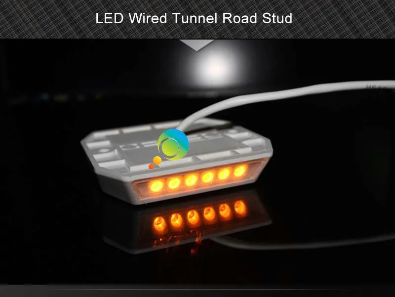 DC24V Новое поступление популярный алюминиевый желтый светодиод проводной road sud туннель дороги отражатель