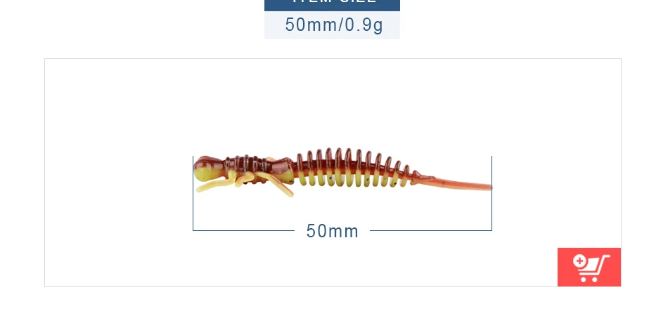 MEREDITH Larva 10 шт./лот 50 мм 0,9 г Стрекоза мягкие рыболовные червь приманки джиггинг приманки рыболовные приманки искусственные рыболовные снасти, блесны