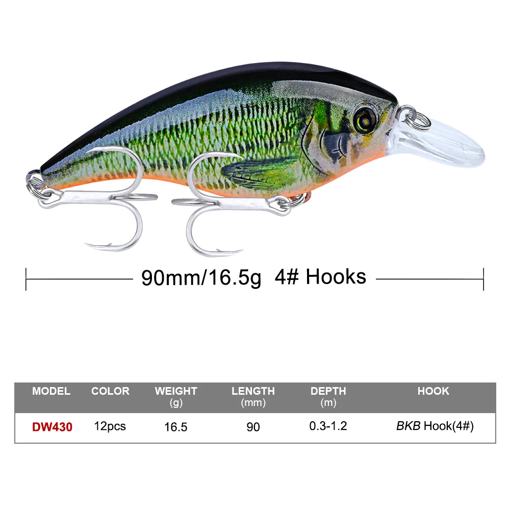 1 шт. PRO BEROS Crankbait Рыболовная Приманка экспортируется в Японию 9 см 16,5 г Fat Mini Bass приманка жесткая искусственная Swimbait Рыболовная Снасть