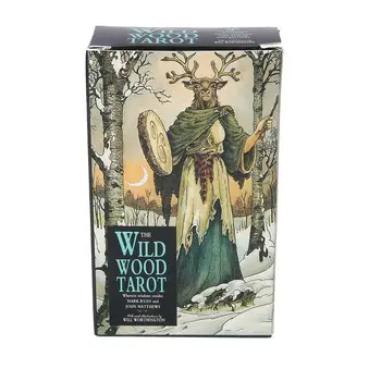 

Nature 78 Tarot Cards English Mysterious Animal Playing cards Game and guidebook Suitable for beginners or tarot lovers