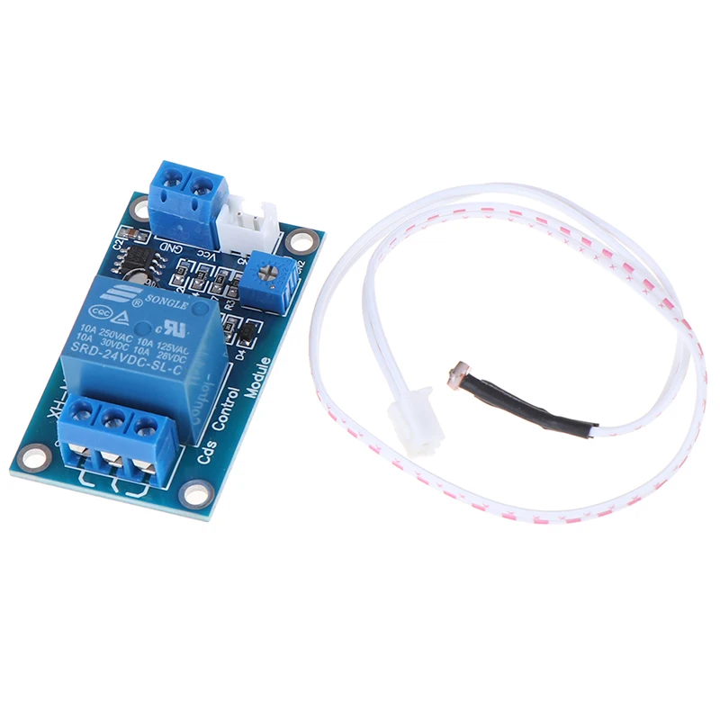 

DC 24V Light Control Switch Photoresistor Relay Module Detection Sensor XH-M131