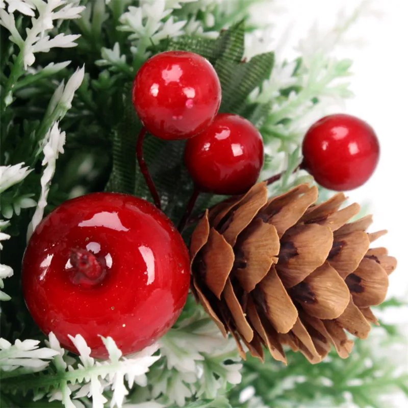 Маленький искусственный цветок Рождественская Сумочка Pinecone DIY аксессуары для