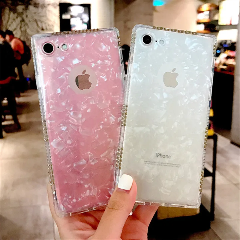 

Soft TPU Diamond Colorful Pattern Phone Cases for iPhone X Case for iPhone X 8 7 6 6S Plus 5 5S SE Cover
