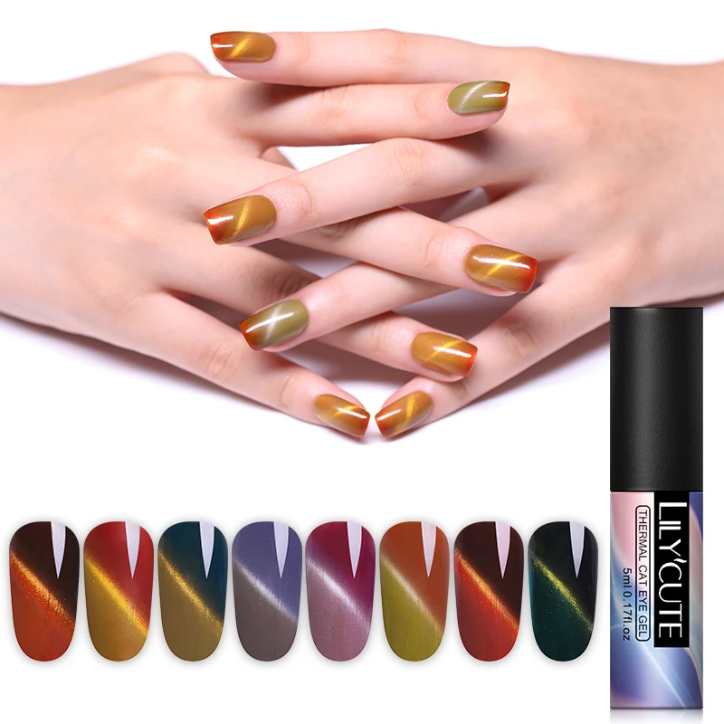 Buy LILYCUTE 5ml Thermal Gel Polish Color
