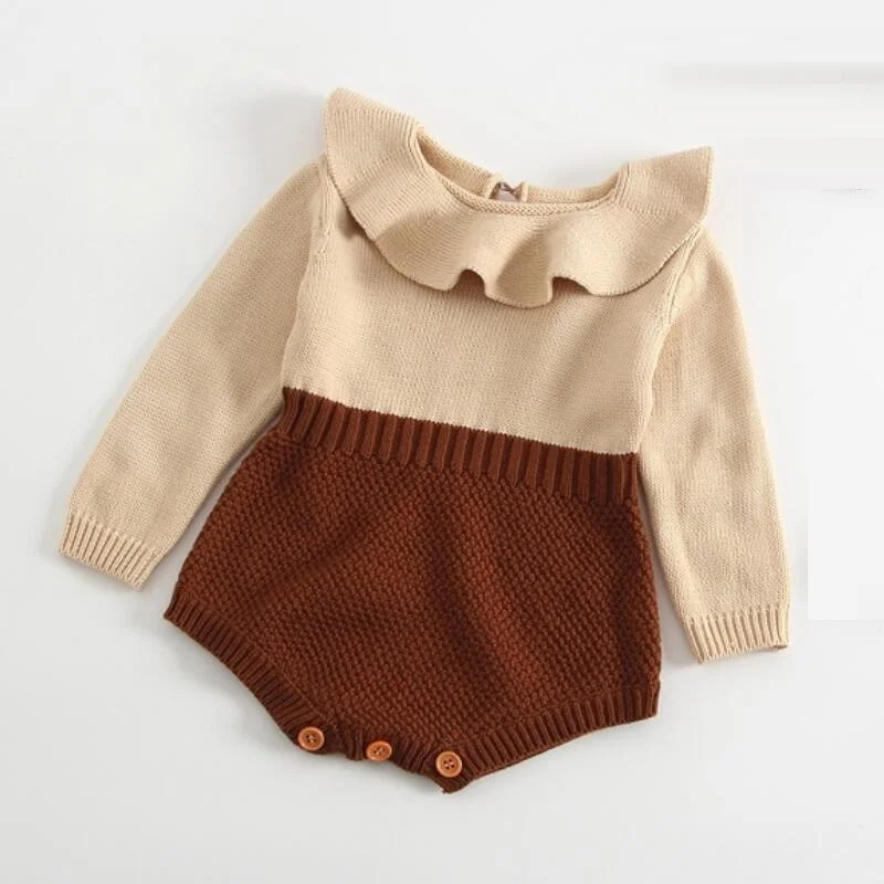 New Arrival Newborn Infant Baby Clothing Girl Wool Knitting Tops