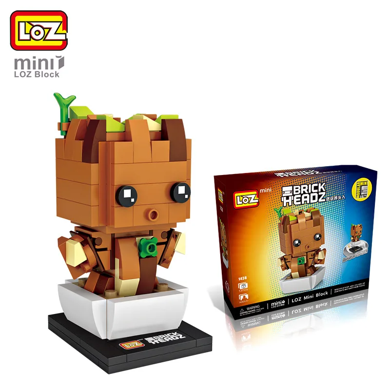 

LOZ Blocs de Construction Bebe Arbre Figure Mini Bloc Hero Jouets Loisirs Super-Heros Figurines Figurine En Plastique Assemblee