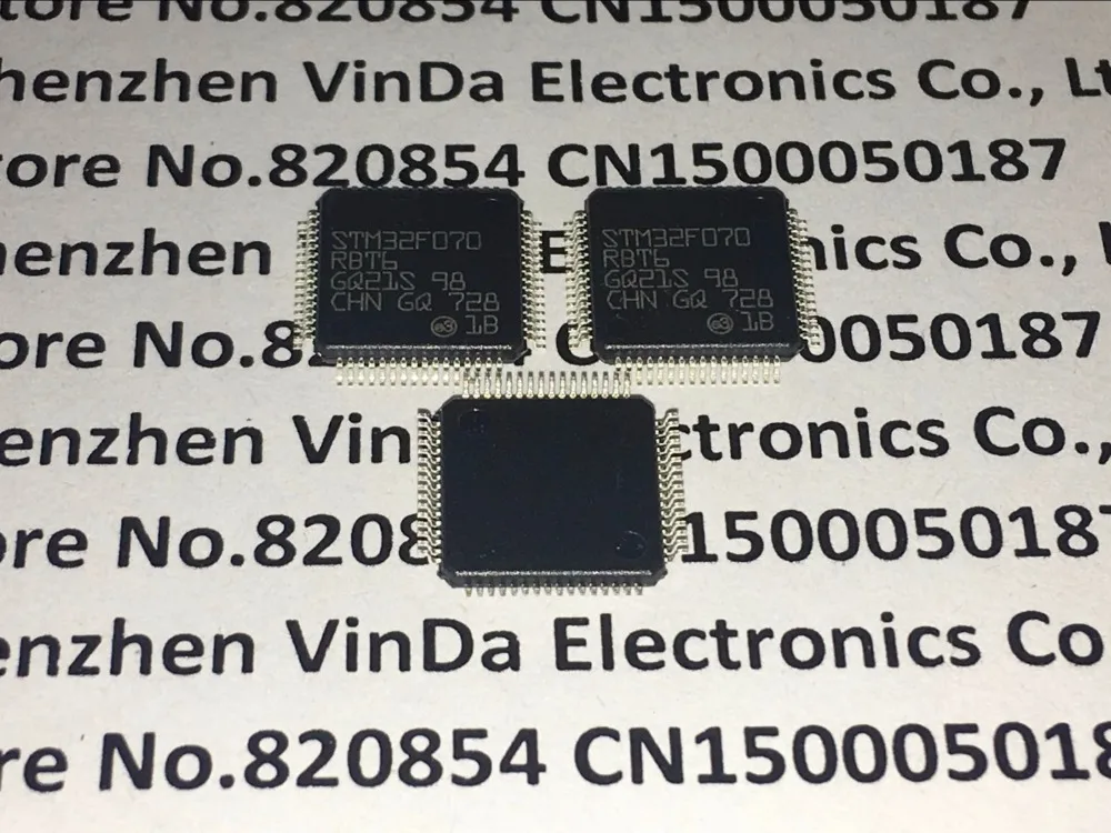 10 шт./лот STM32F070RBT6 STM32F070 QFP64 | Электроника
