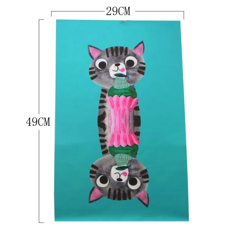 Хлопчатобумажная ткань SMTA для пэчворка шитья рукоделия Cat 29*49 см D20|Ткань| |