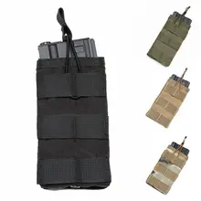 Нейлоновый Военный Пистолет подсумок Тактический Одиночный Пистолет MOLLE Чехол охотничьи патроны камуфляжные сумки для Wargame страйкбол снаряжение M4 M16