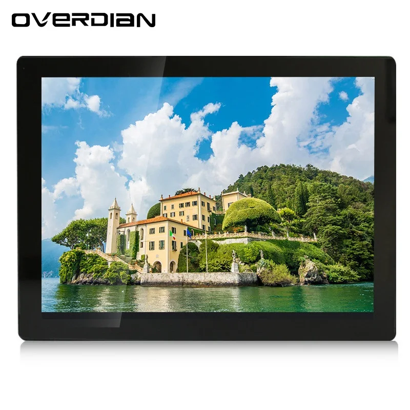 

12.1/12" Industrial/Household Control Monitoring Machines Multi-touch Capacitive VGA/USB/DVI Metal Shell Lcd Monitor1024*768