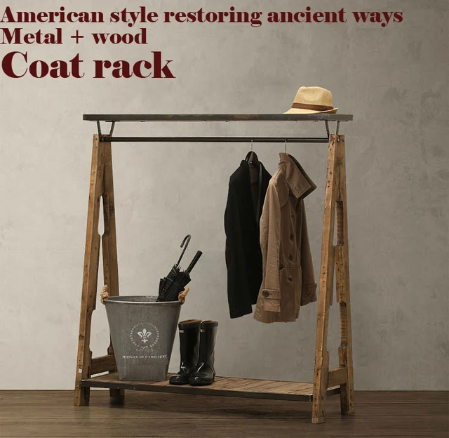 Retro Coat Rack American Pastoral retro coat racknostalgic style wardrobeclothing 5 Retro Coat Rack American Pastoral retro coat racknostalgic style wardrobeclothing 5