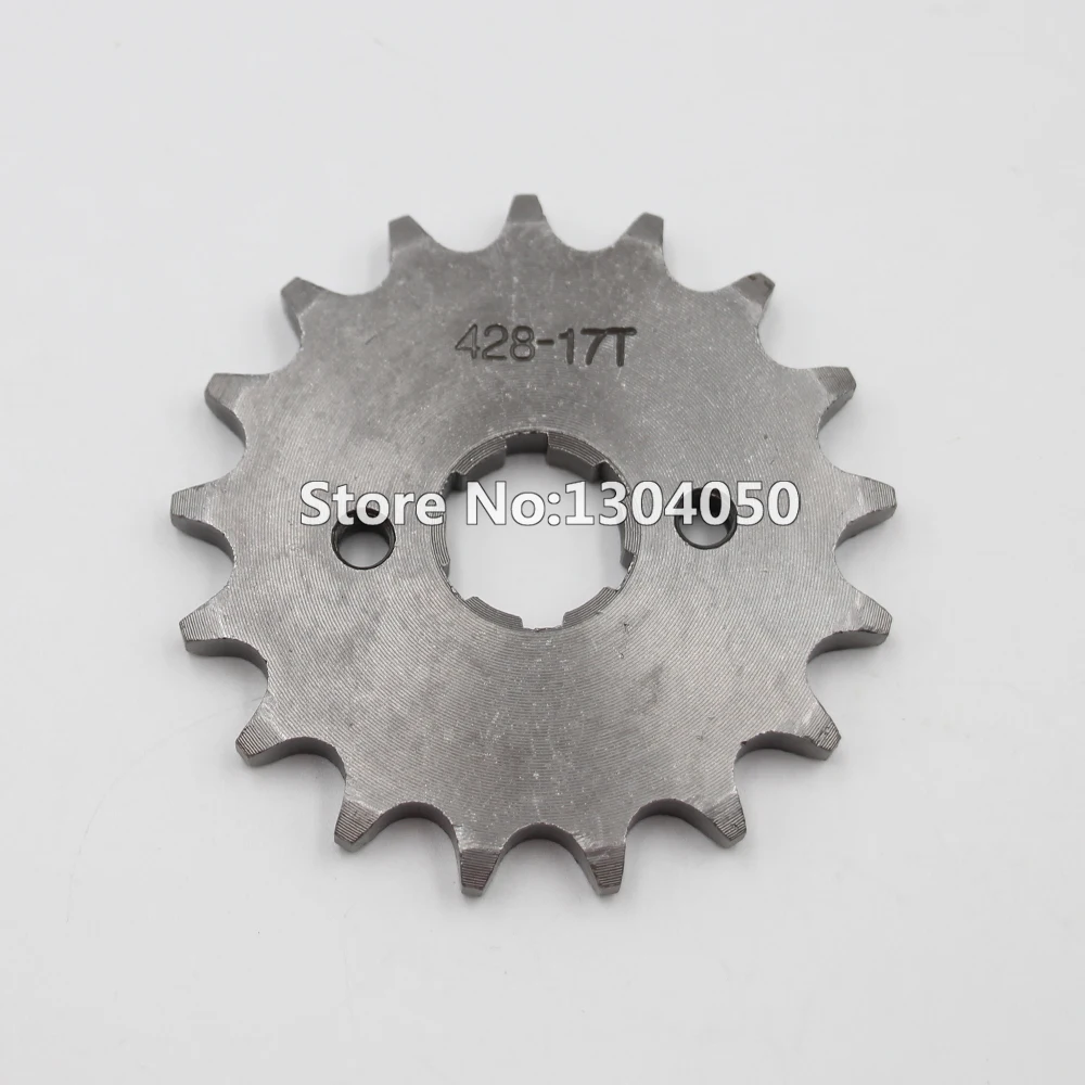 428 17 зуб T приводной счетчик звездочка двигателя SDG SSR 110 125 PIT DIRT BIKE ATV Lifan YX Loncin мм
