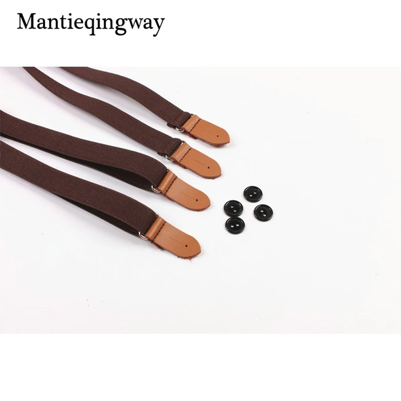 Mantieqingway Для мужчин, Цвет подтяжки для унисекс Для женщин ремень подтяжки эластичный чулок с 4 кнопками Для женщин ремень