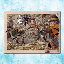 Chrono Trigger 2 Искусство Шелковый Холст печати плакатов 13x20 24x36 дюймов Классическая игра картинки для гостиной декор комнаты(больше)-2