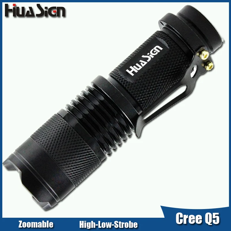 

Best seller! High quality 3 Modes Zoom Mini Led Flashlight Portable Waterproof Torch Lights lanterna for Camping Hunting