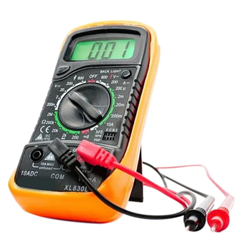 

Handheld Tester Meter Digital LCD Multimeter Voltmeter Ammeter AC DC Ohmmeter Volt Tester Test Current Multitester