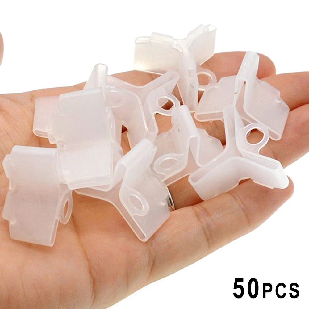 

HOT 50pcs/set Fishing Hook Protection Case Three Anchor Fishhooks Protector HV99