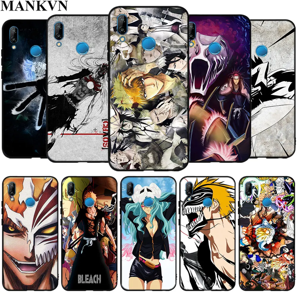 

anime ichigo bleach Soft Silicone Black Phone Cases for Huawei P10 P20 Lite P9 Lite 2017 Mate 10 20 Lite Case Fundas