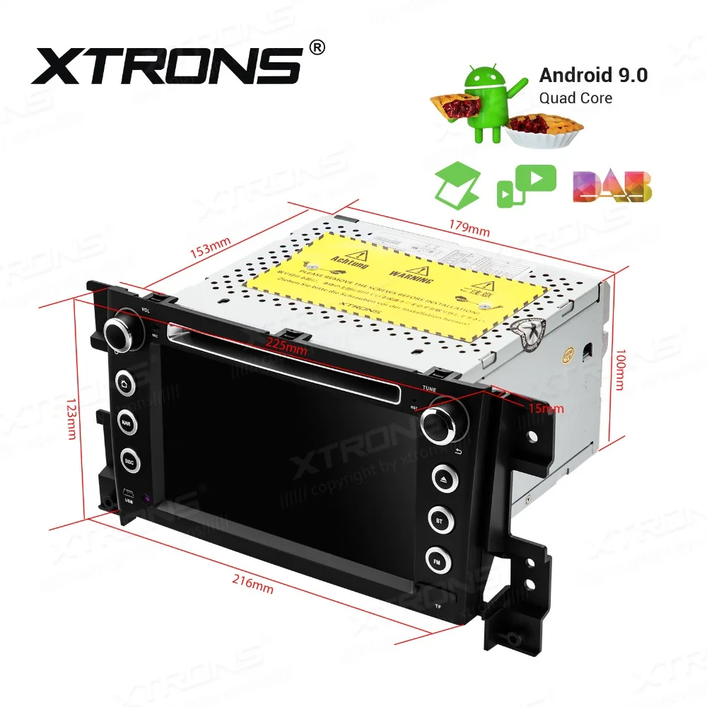 Perfect XTRONS Android 9.0 Car DVD Player for Suzuki Grand Vitara 2005 2006 2007 2008 2009 2010 2011 2012 2013 GPS Radio WIFI OBD USB 5
