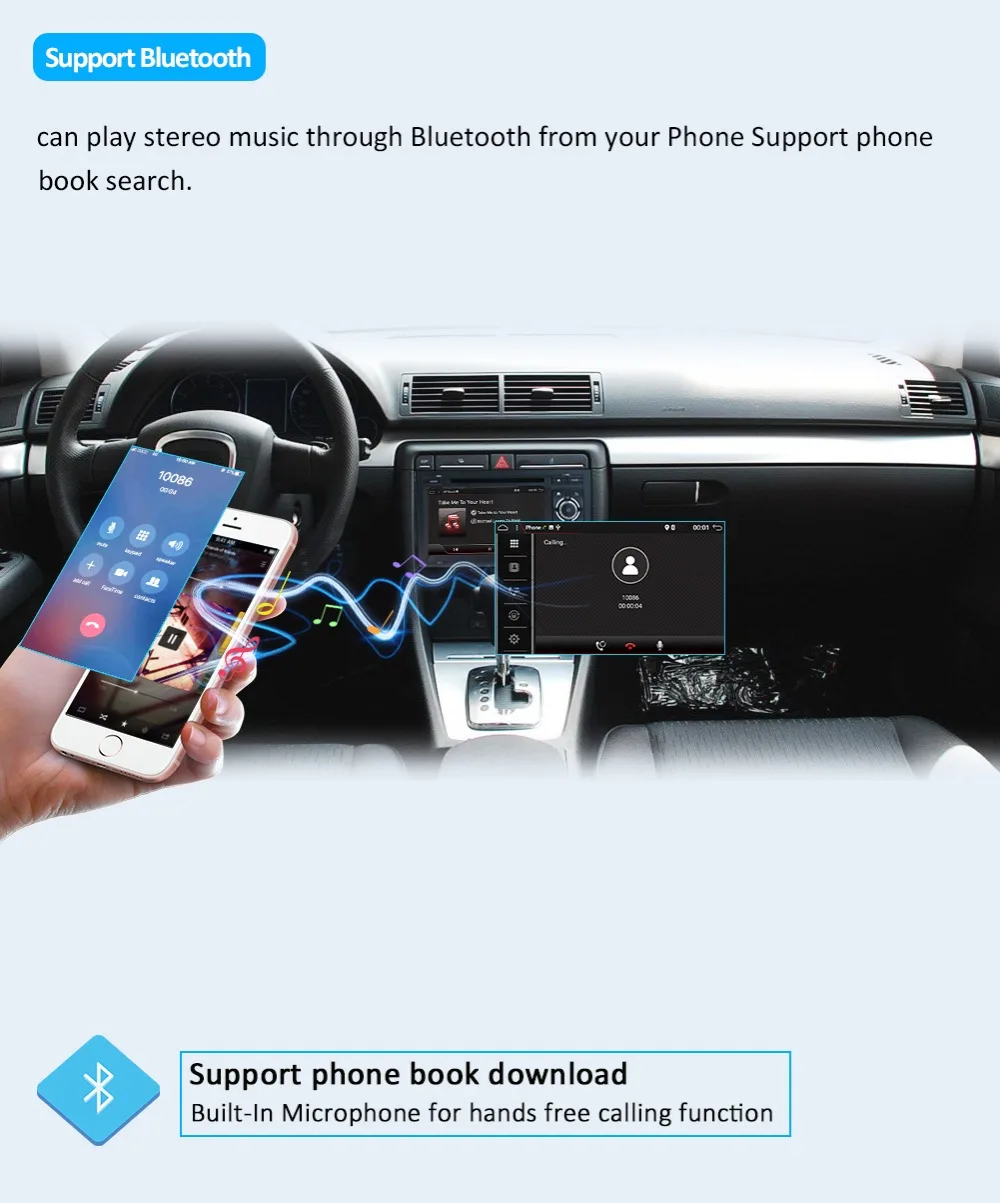 Top OCTA 8 CORE 2 DIN Android 9.0 Car DVD PLAYER For AUDI A4 GPS stereo multimedia navigation RADIO RECEIVER tape recorder WIFI BT 7 Top OCTA 8 CORE 2 DIN Android 9.0 Car DVD PLAYER For AUDI A4 GPS stereo multimedia navigation RADIO RECEIVER tape recorder WIFI BT 7