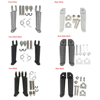 Motorcycle Footrests Foot pegs Rear Front For Yamaha YZF R1 1998-2024 R6 2003-2020 YZF R6S R1M 1