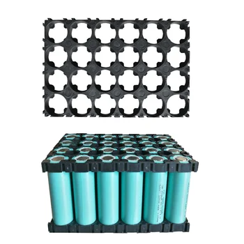 

5/10 Pcs 4x6 Cell Spacer 18650 Li-ion Battery Holder Bracket Plastic Radiating Rack Cylindrical Batteries Fixture JDH99