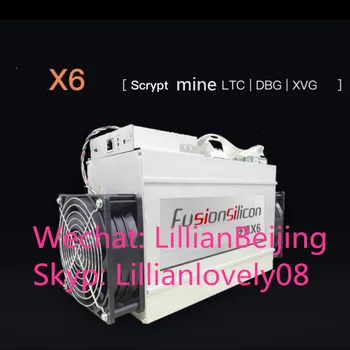 

Fusion Silicon x6 860M scrypt miner 860MH/s mining LTC DBG XVG coin plus PSU power supply