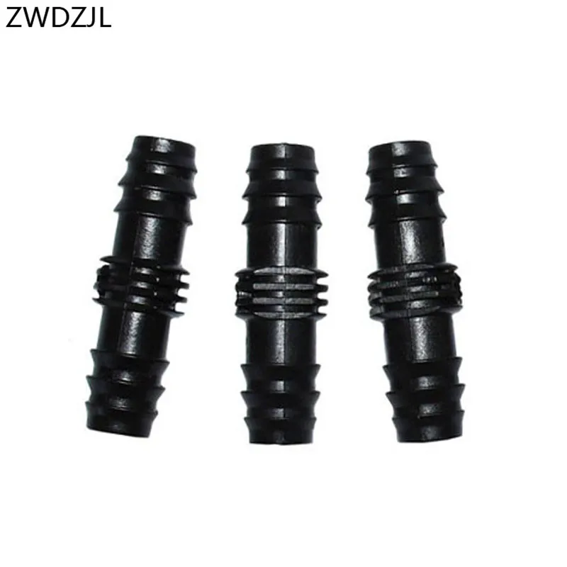 Адаптер для ремонта садового шланга 16 мм с двумя бородками 100 шт.|hose repair|16mm