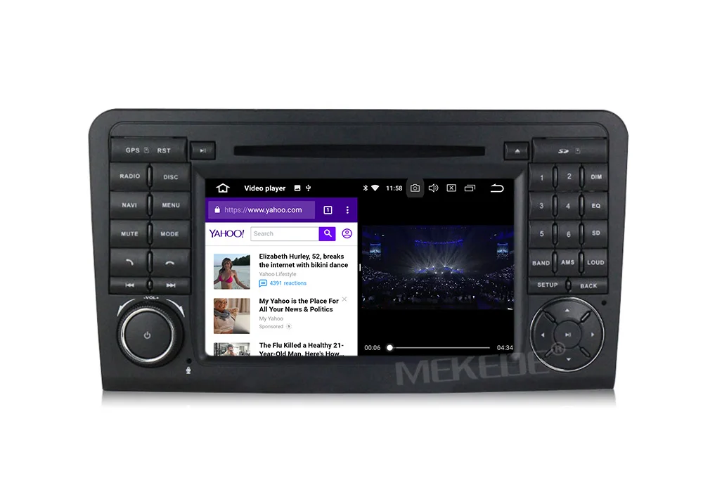 Excellent 4G RAM 8 CORE ANDROID 8.0 CAR DVD player For Benz GL ML CLASS W164 ML350 ML500 X164 GL320 GPS stereo radio BT WIFI free shipping 29