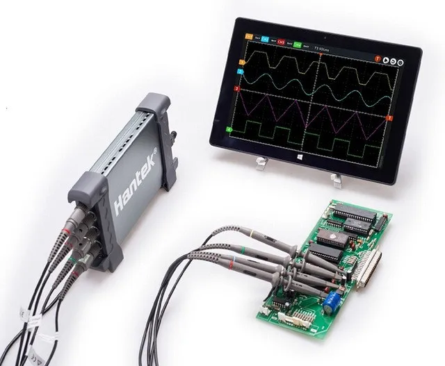 

Hantek6204BD Oscilloscope And Function Arbitrary Waveform Generator 200MHz 4CH