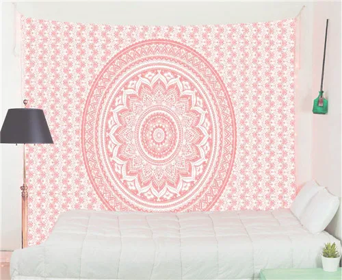 Индийский гобелен хиппи на стену богемное покрывало в общежитии Декор Мандала thro DIY Home - Цвет: Style 8