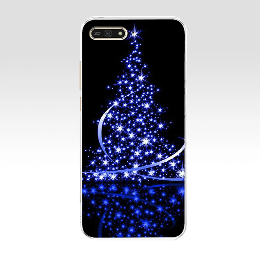 148WE Happy New Year to the Christmas treeSoft силиконовый чехол из ТПУ для huawei Honor 7a pro 7x 7c Nova 2i 3 3i p