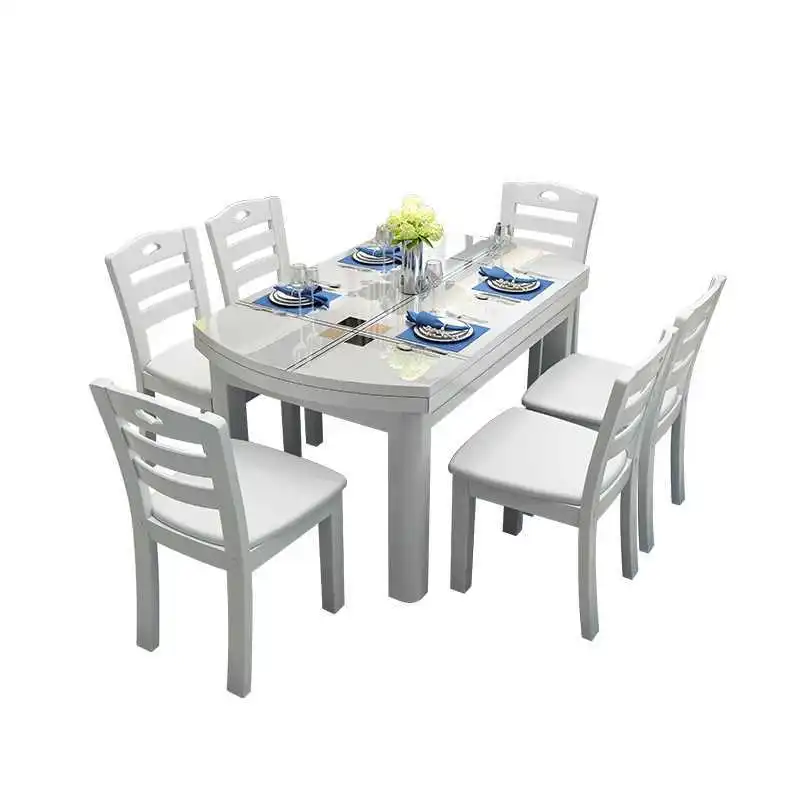 

A Manger Moderne Kitchen Dinning Set Tavolo Da Pranzo Piknik Masa Sandalye Wood De Jantar Bureau Mesa Comedor Dining Table