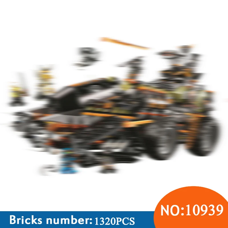

10939 Ninja Series Brick Toys compatible Legoing Ninjagoed 70654 Dieselnaut Set Building Blocks Bricks Kids Toys For Children