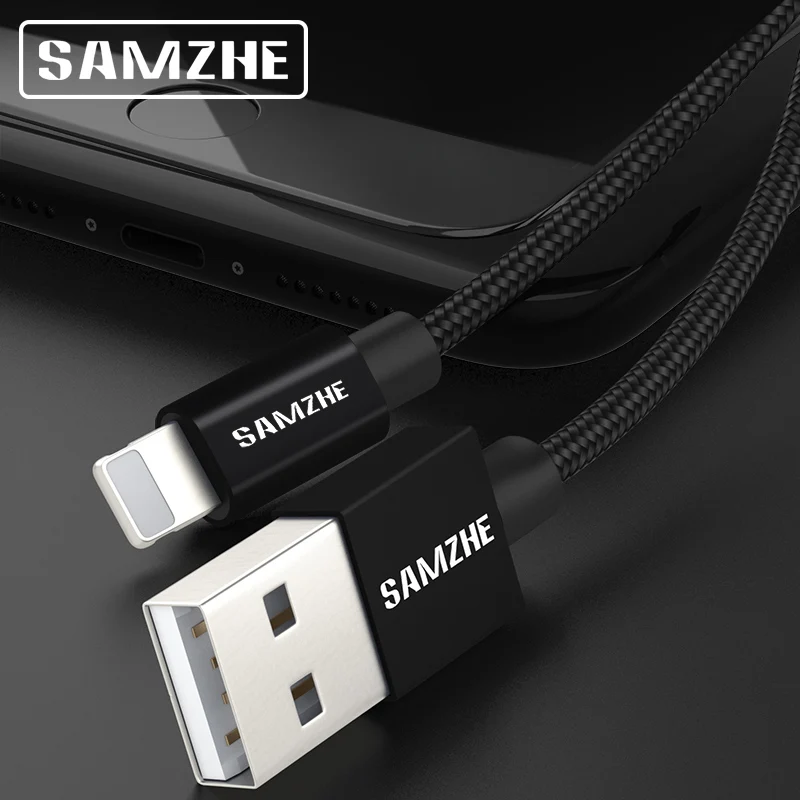 Кабель SAMZHE для телефона USB кабель быстрой зарядки iPhone 5/6/7Plus и Ipad мобильный телефон
