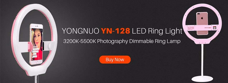 yn128 selfie ring light